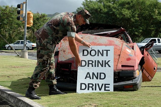 Don't drink and drive!