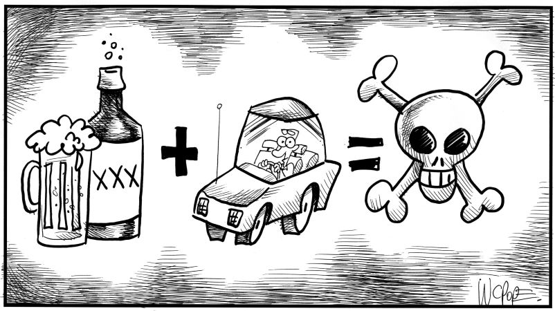 Don't drink and drive!