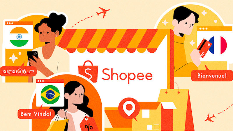 Shopee is considered the largest e-commerce platform in Southeast Asia with 343 million monthly visitors.